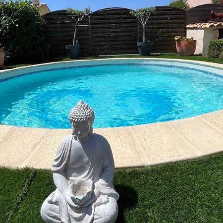 Piscine Cosy, 3 Chambres, 3 Sdb, Havre De Paix A 10 Min Des Plages Mauguio Bagian luar foto