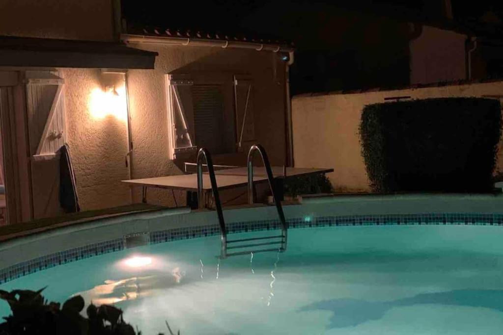 Piscine Cosy, 3 Chambres, 3 Sdb, Havre De Paix A 10 Min Des Plages Mauguio Bagian luar foto