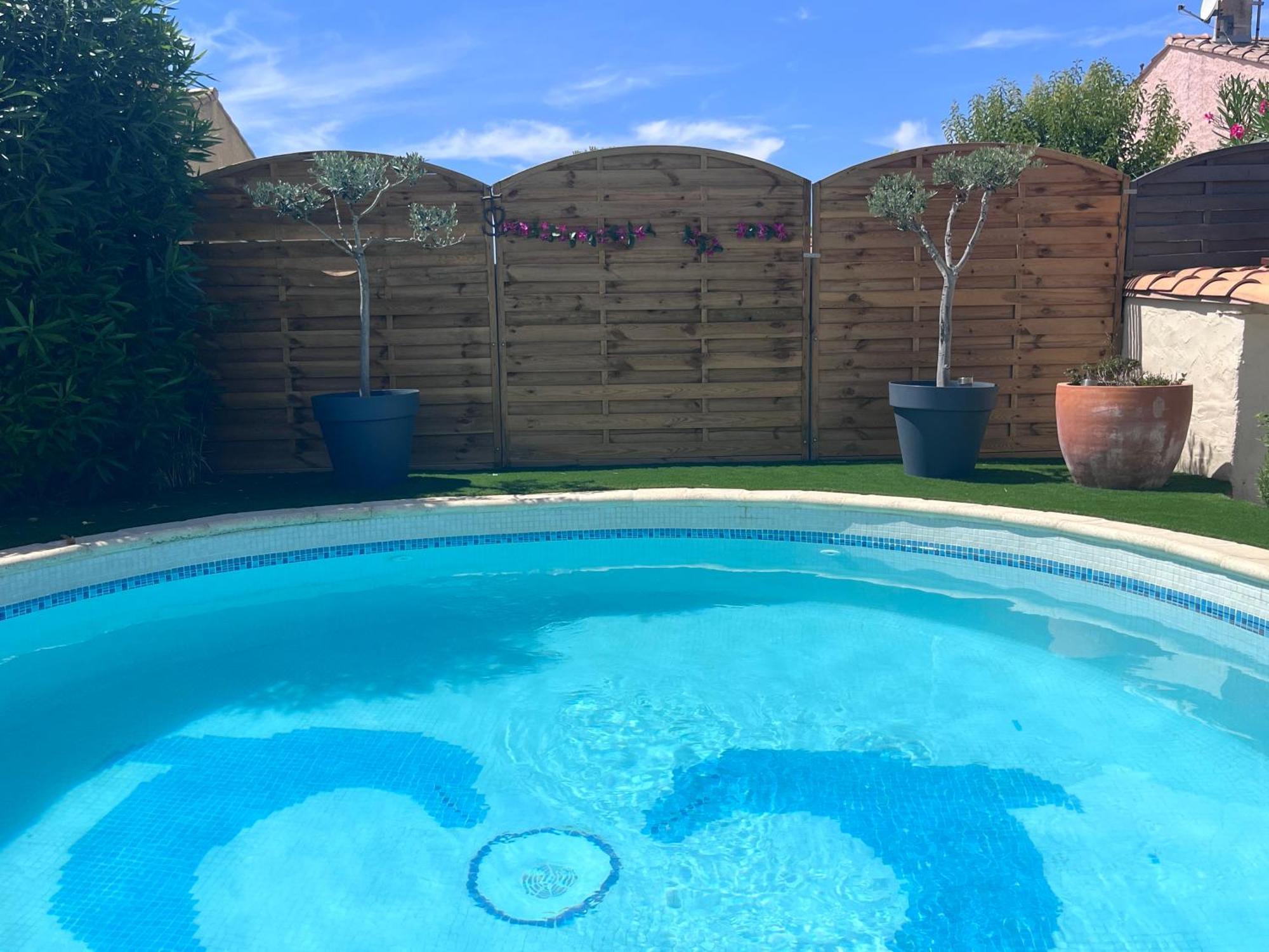 Piscine Cosy, 3 Chambres, 3 Sdb, Havre De Paix A 10 Min Des Plages Mauguio Bagian luar foto